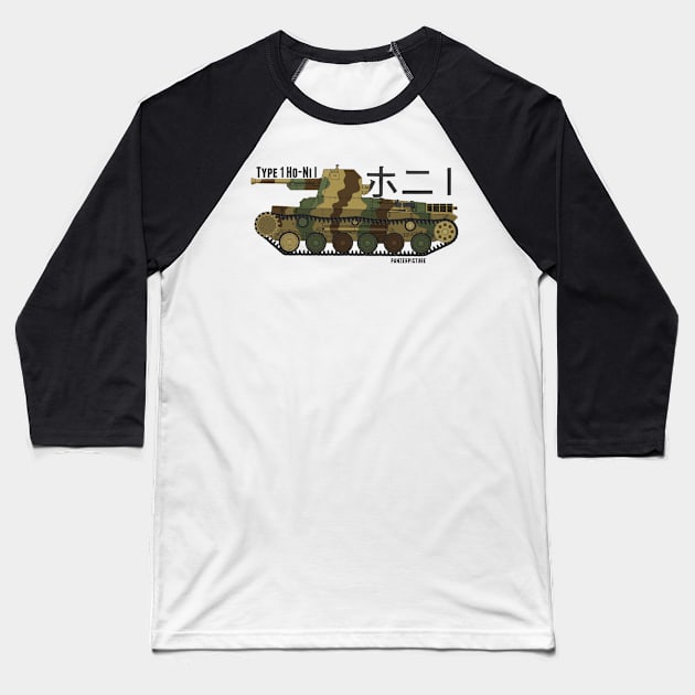 Type 1 Ho-Ni I Baseball T-Shirt by Panzerpicture